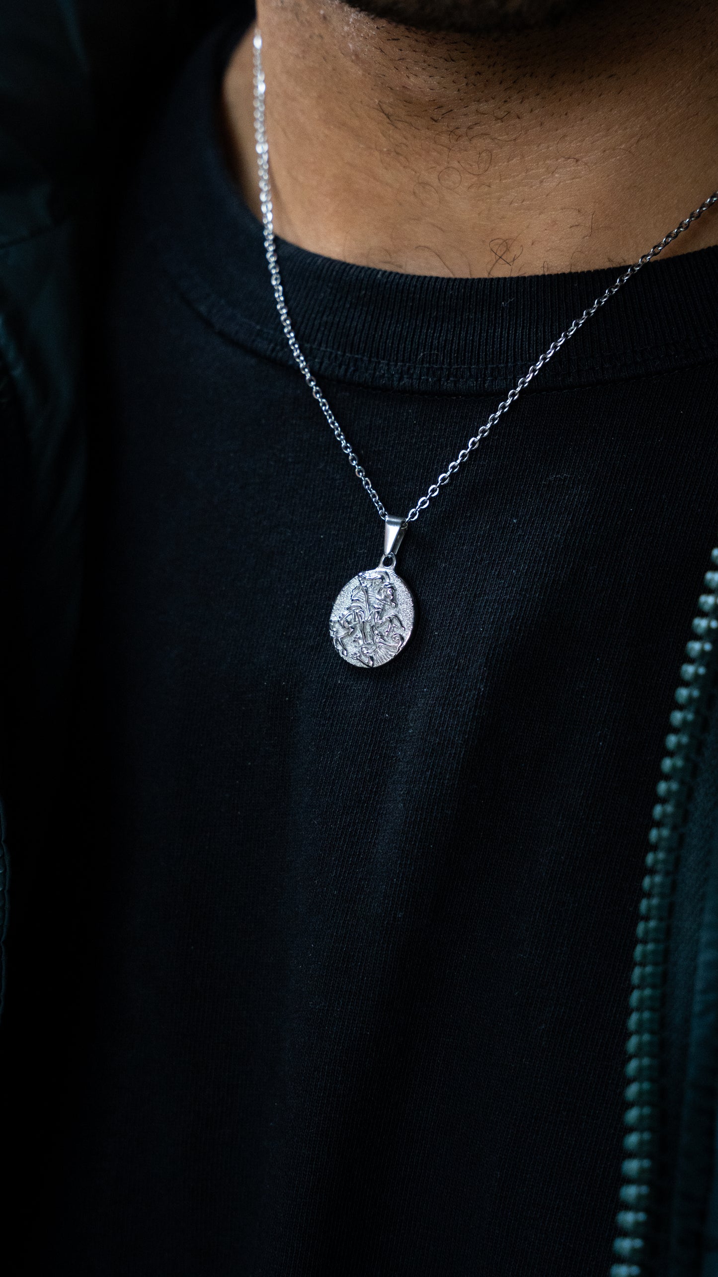 Saint George Pendant (Silver)