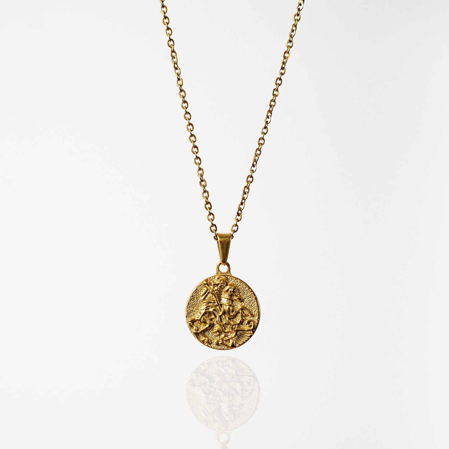 Saint George Pendant (Gold)
