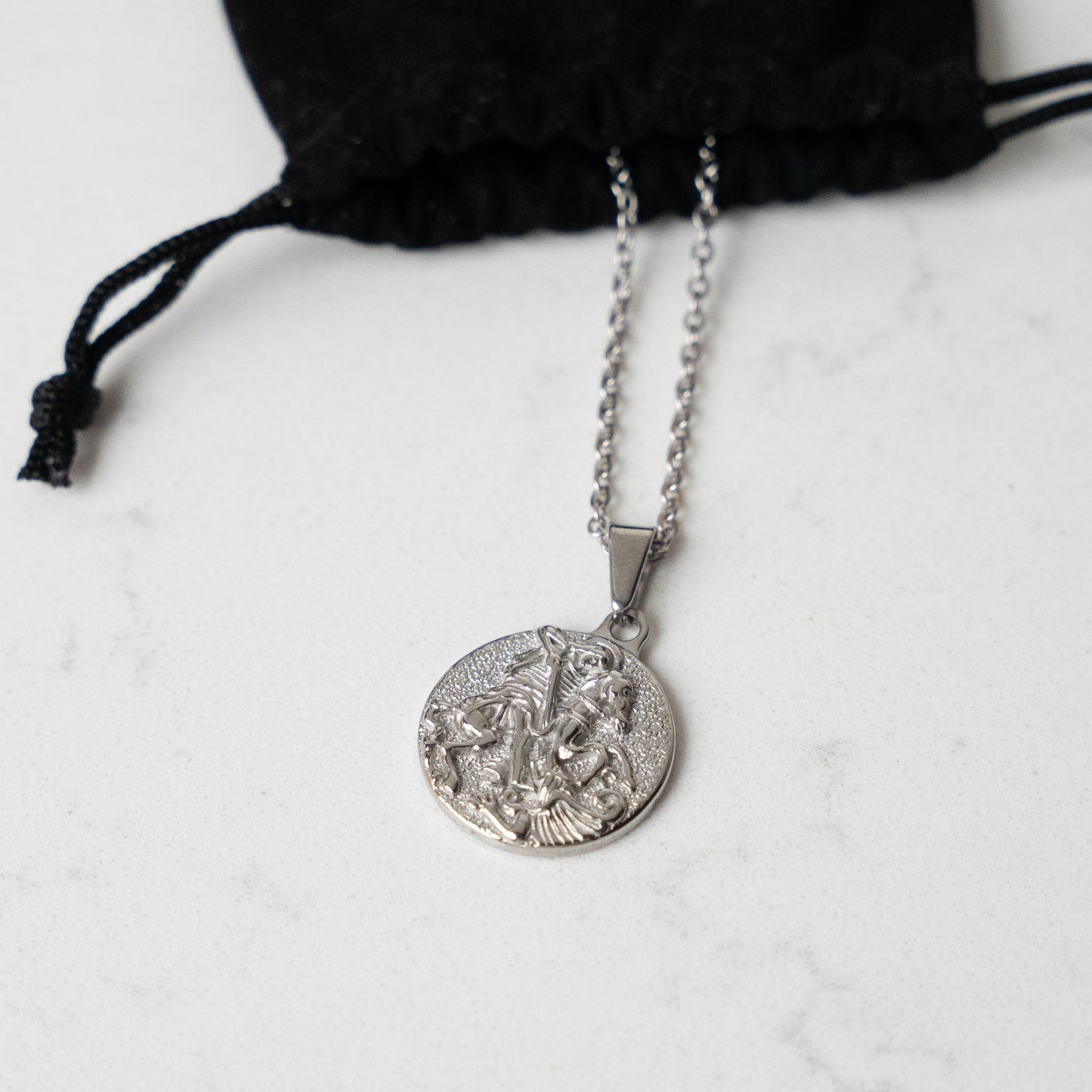 Saint George Pendant (Silver)