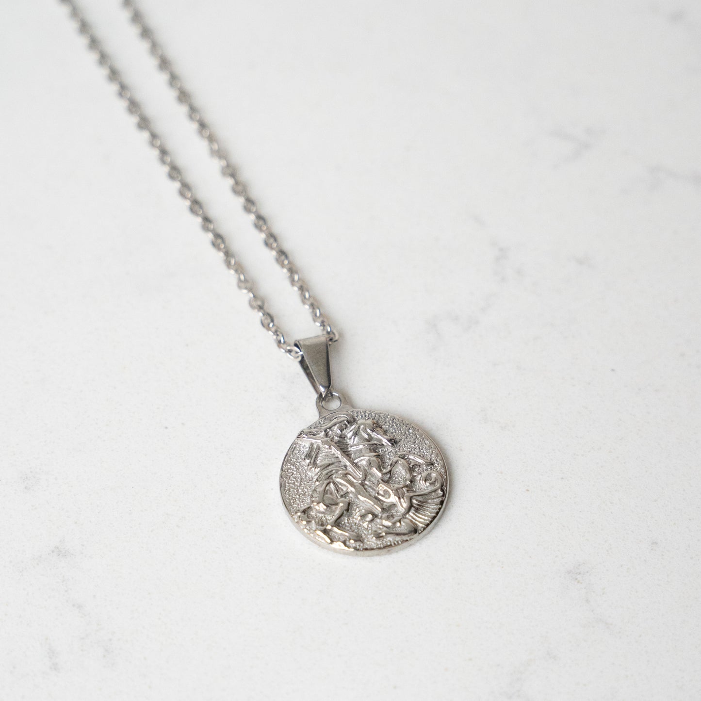 Saint George Pendant (Silver)