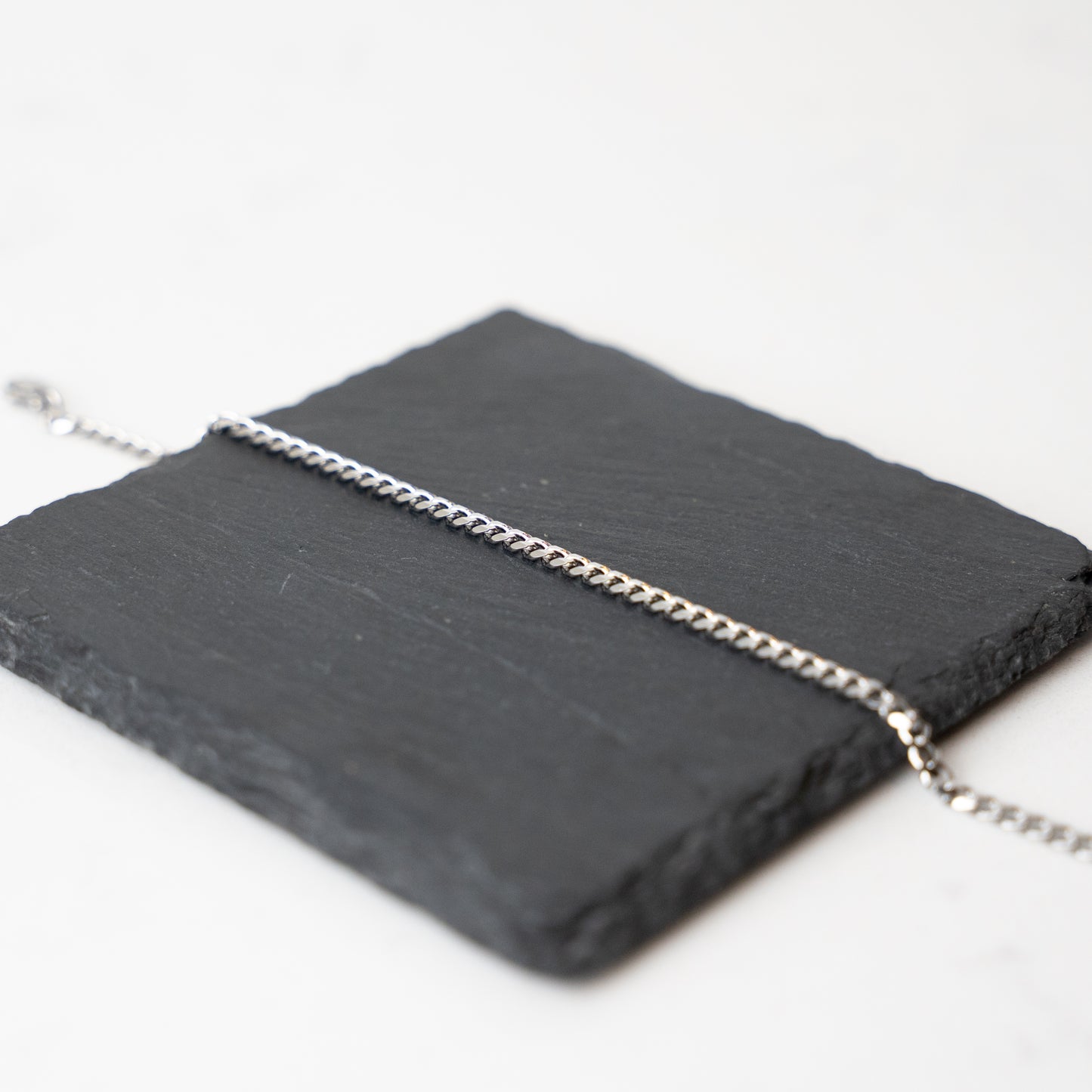 Cuban Chain Bracelet – 4mm Silver