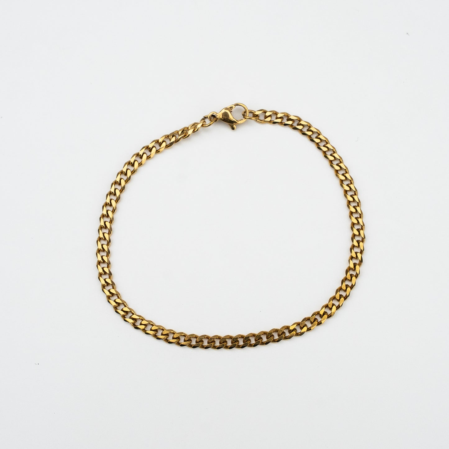 Cuban Chain Bracelet – 4mm Gold