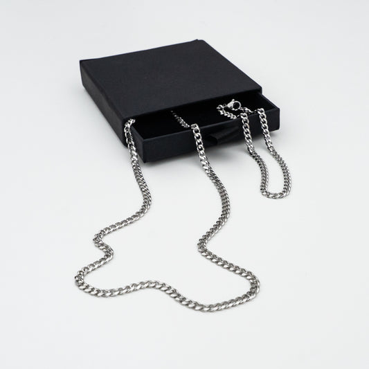 Cuban Set 4mm (Silver)