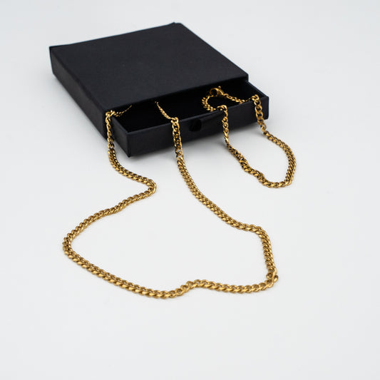Cuban Set 4mm (Gold)