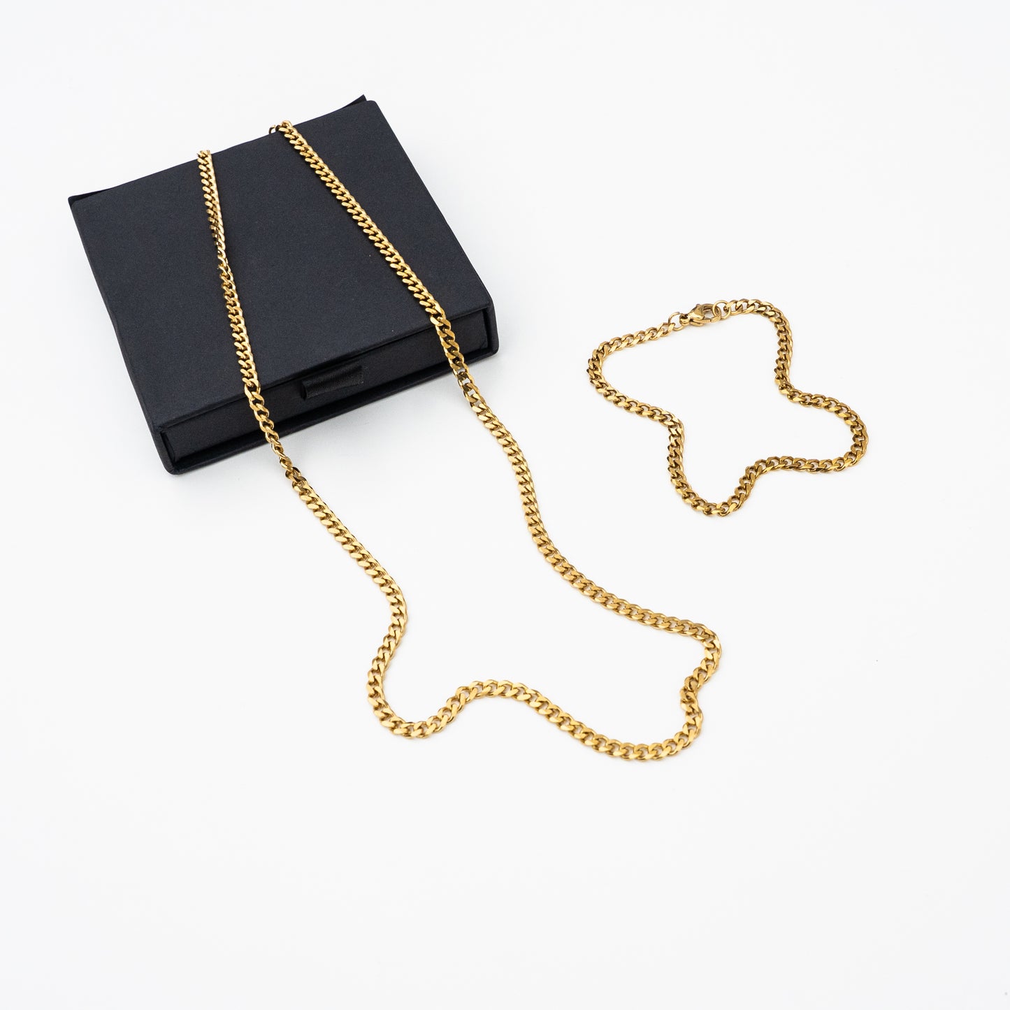 Cuban Set 4mm (Gold)